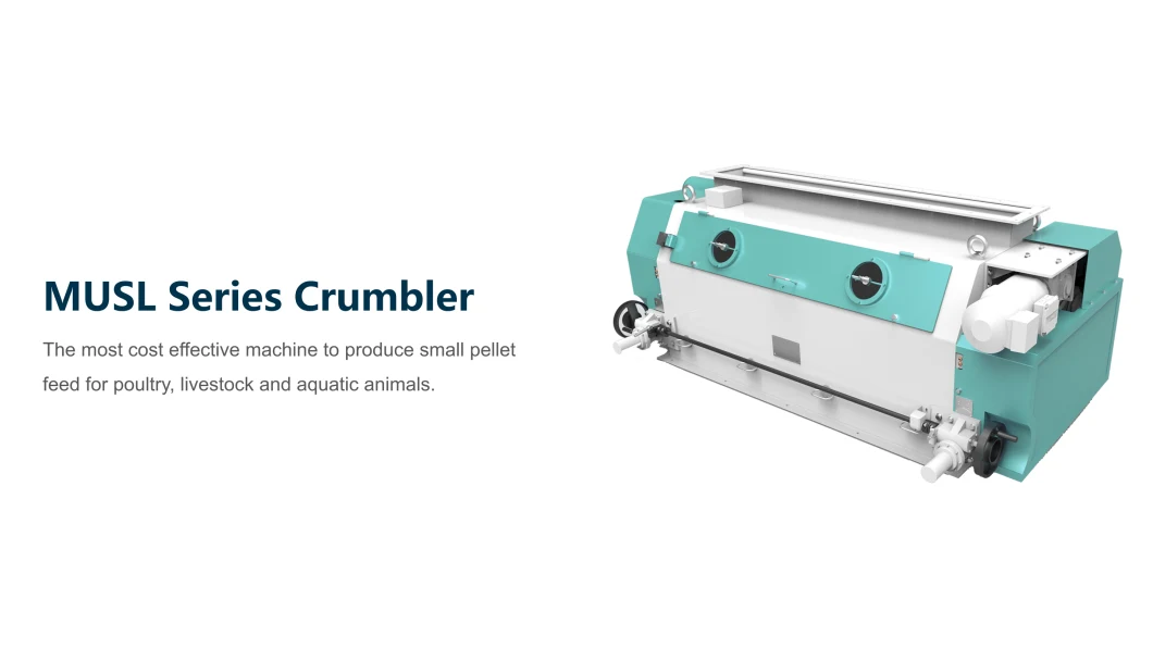 Best Price of Cattle and Ruminant Animal Feed Pellet Roller Crumbler with CE Certification