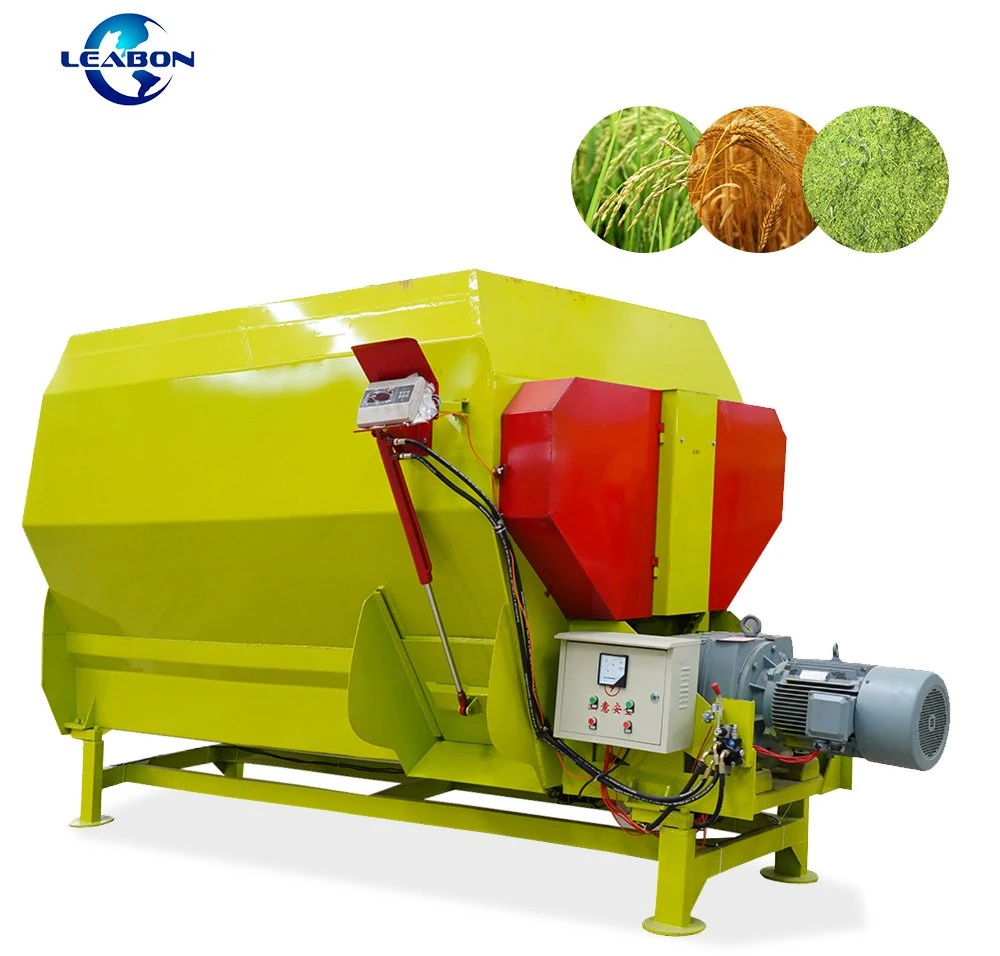 Factory Direct Sales TMR Animal Cattle Feed Mill Mixer Animal Feed Horizontal Mixer