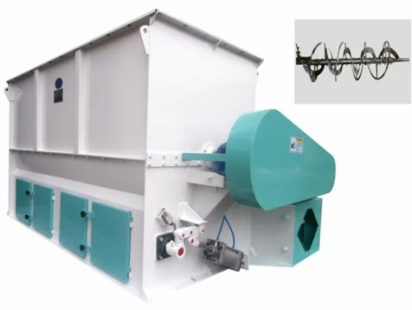 500 - 2000 Kg/H High Efficiency Poultry Feed Processing Feed Horizontal Mixer for Fish Cattle Goat Sheep Pig Chicken