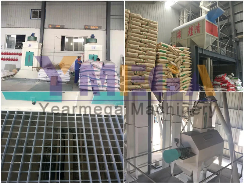 Big Capacity Automatic Animal Feed Mixing Processing Machine with Pneumatic Type Discharger