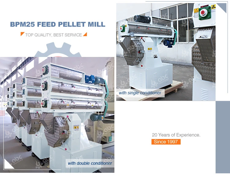 Heavy-Duty 2-15mm Soybean Husk Lamb Feed Pellet Mill for Russia