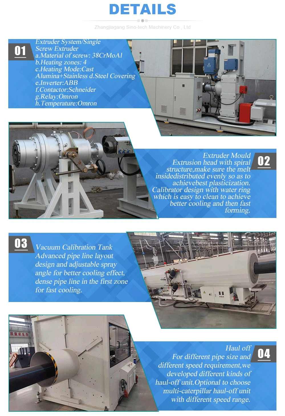 PPR PP-R Pipe Making Machine Full Automatic Recycled Plastic PPR Pipes Tube Extruder Processing Machinery Production Line