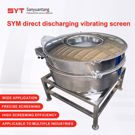 Sym Flour Vibrating Sifter Fluorspar Screening Sifting Separator Machine