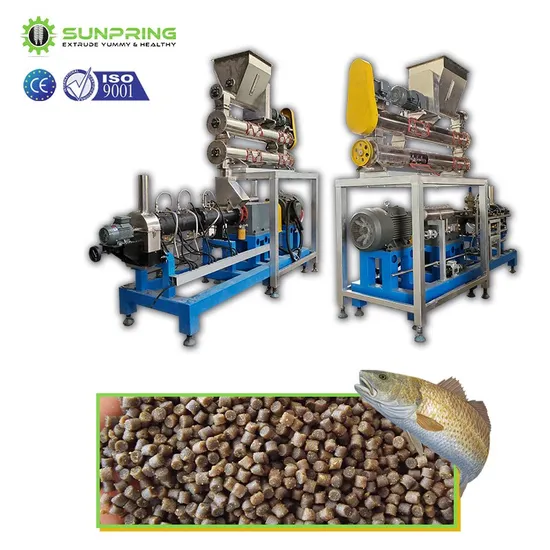 Animal Poultry Fish Food Extruder Fish Feed Pellet Mill Machine