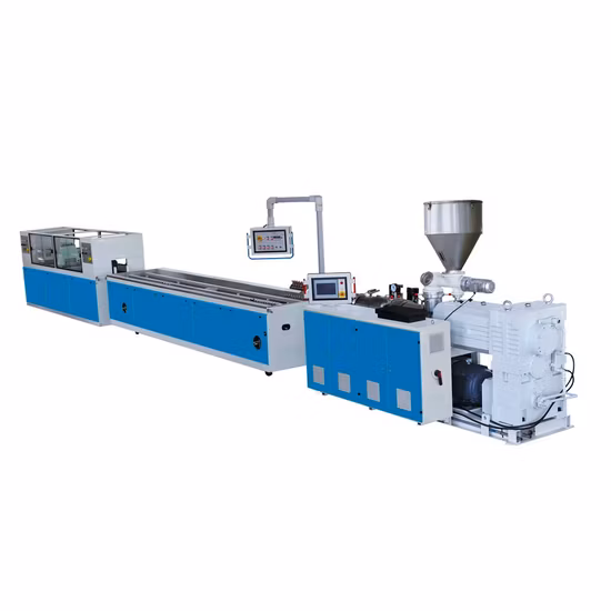 Single and Double Twin Screw Plastic Extruder for PVC/PP/HDPE/LDPE Pipes/Profiles/Granules/Pellets/Sheets Making