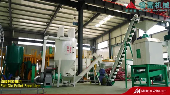 Hf Good Quality and Price Poultry Feed Vertical Grinder and Mixer Pellet