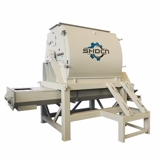 4-5 Tph 4-12mm Wood Hammer Mill Wood Grinding Into Sawdust for Pellet Making Wood Mill