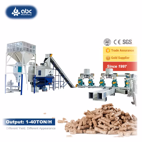 Hot Selling Flat/Ring Die Cotton Stalk Biomass Sawdust Wood Feed Pellet Granulator Pellet Making Machine Price 6-8 mm Wood Pellet Mill 500 Kg/H 1-10 Tons