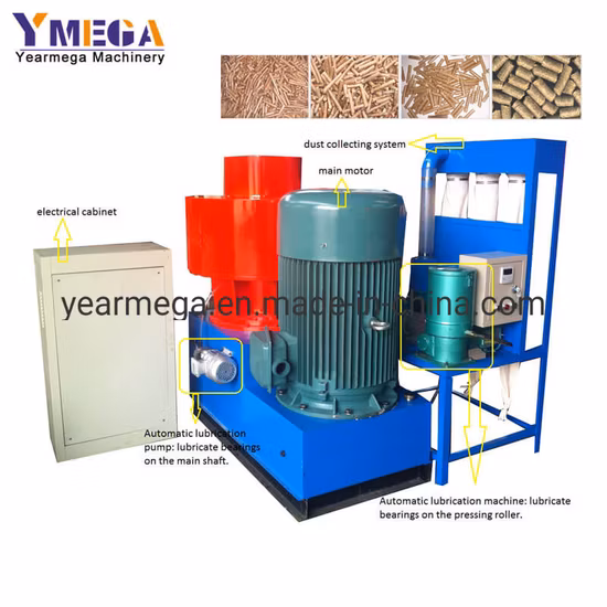 High Efficient Experienced Corn Straw Rice Husk Wood Pellet Mill Machine